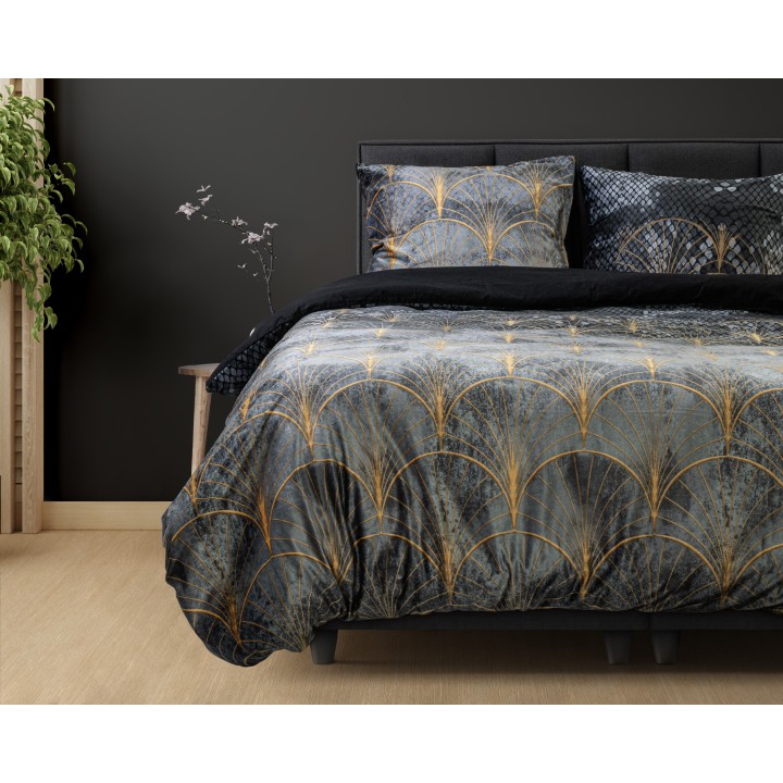 Signature Velvet Cotton Mente Grey 140 x 220